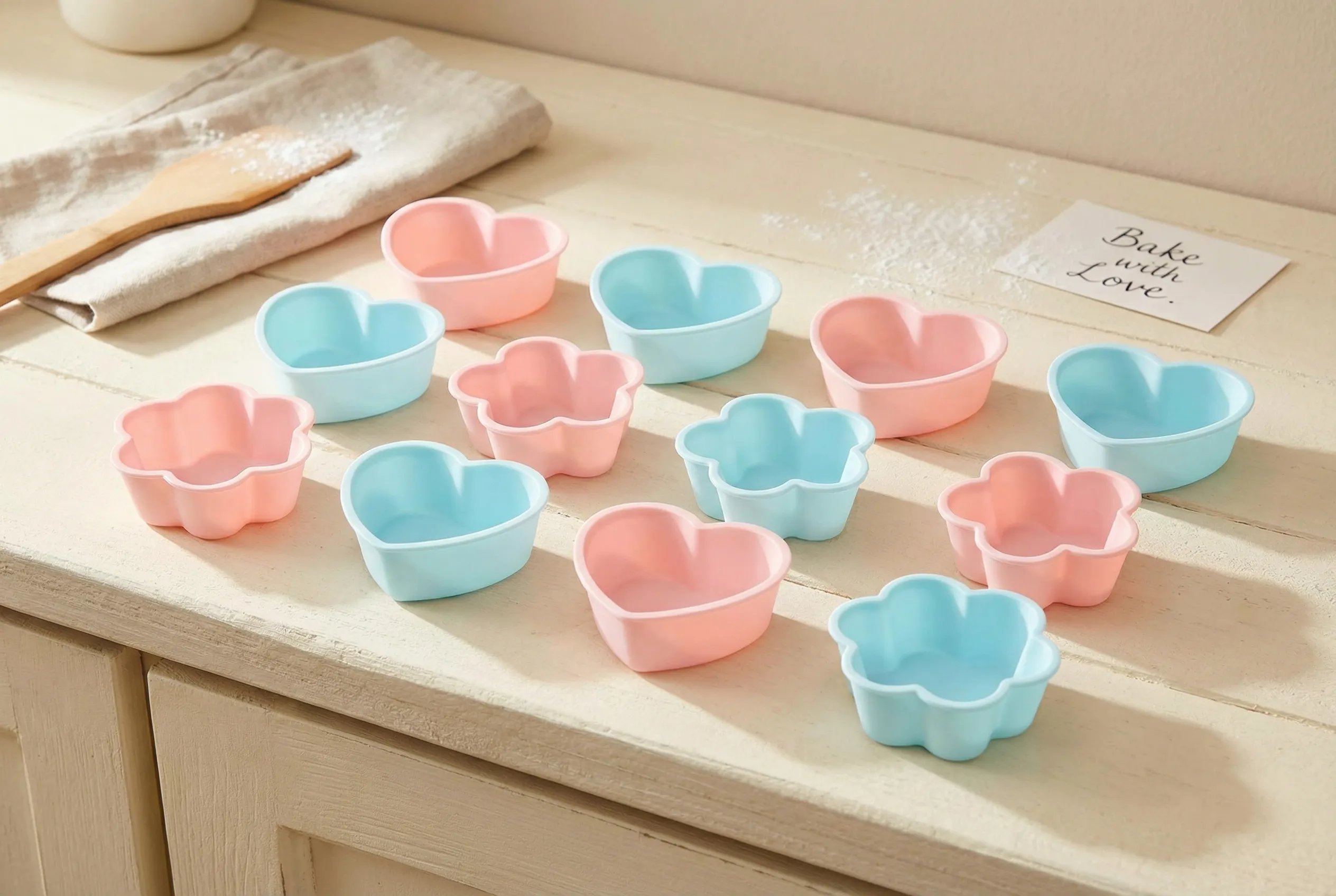 硅胶烘焙模具套装 - 糖心网 | 甜品模具